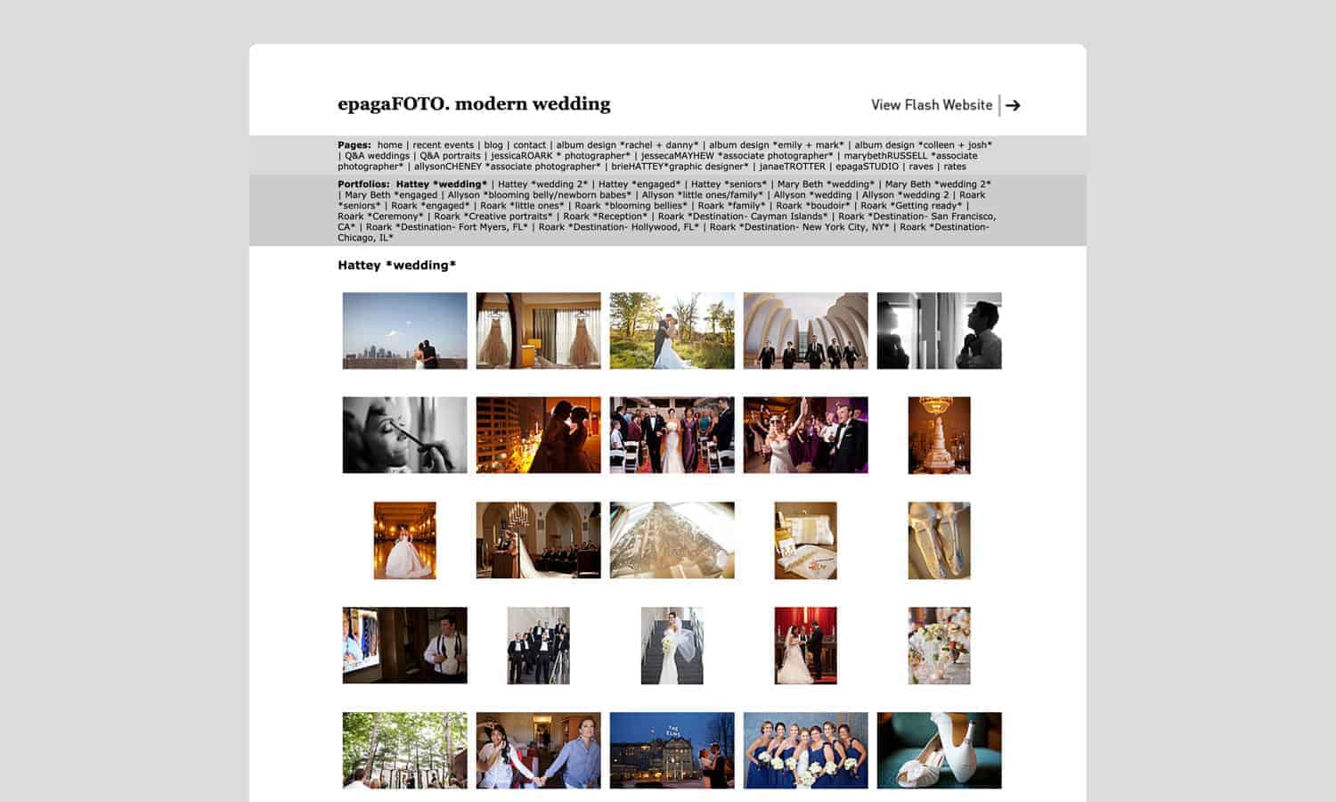 epagaFOTO-website-redesign-before-html photography website redesign before