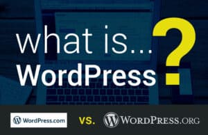 what is wordpress .com vs. .org self-hosted